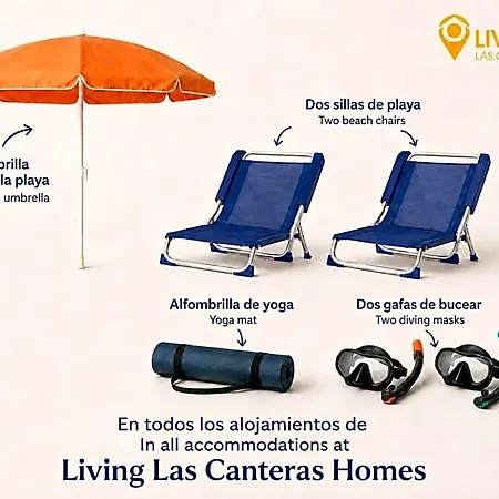 アパートホテル Living Canteras Homes - Marea Flats